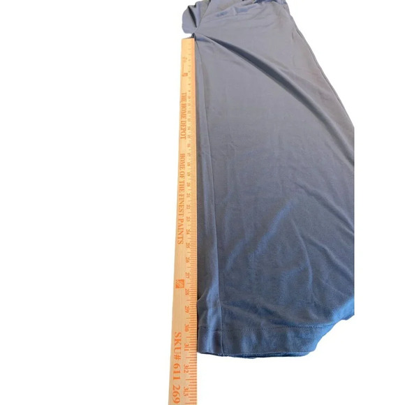 Area Stars Wide Leg Elastic Waist Relaxed Fit Blue Lounge Pants Size XL - Picture 6 of 11